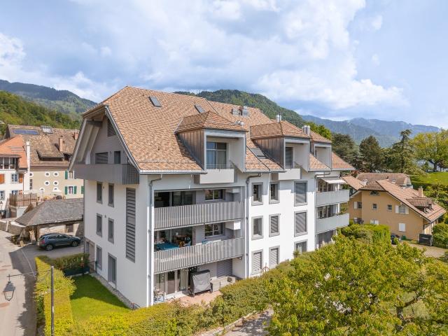 Architektenentwurf für dieses 210m2 große Hotel im Herzen von Blonay