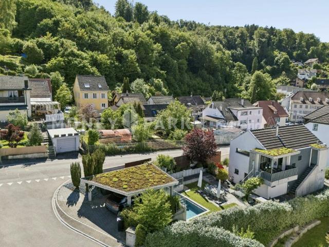 Architektonisches Highlight in Ettingen Freistehendes Haus mit Pool und Garten