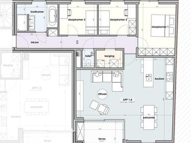 Ardooie Residentie De Monseigneur Appartement 1.4