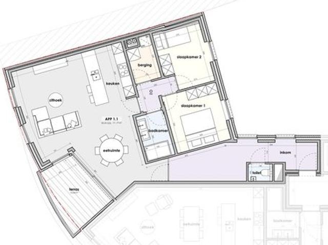 Ardooie Residentie De Monseigneur Appartement 1.1
