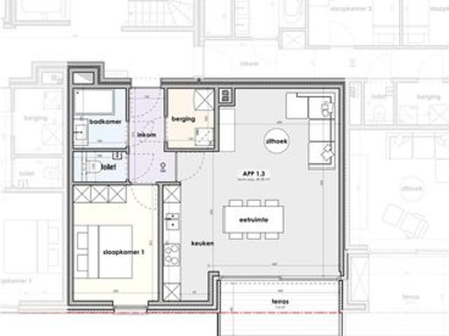 Ardooie Residentie De Monseigneur Appartement 1.3