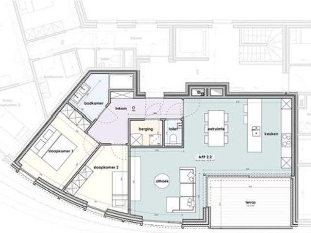 Ardooie Residentie De Monseigneur Appartement 2.2