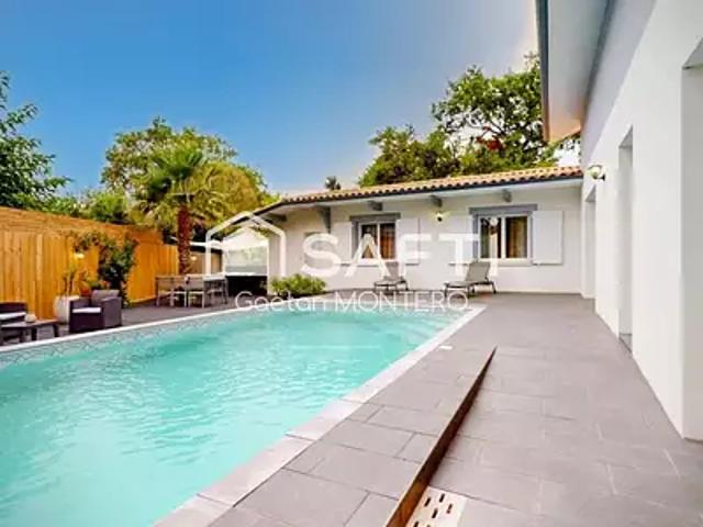 Arès 33740 Achat / Vente maison 6 pièces t6 piscine terrasse