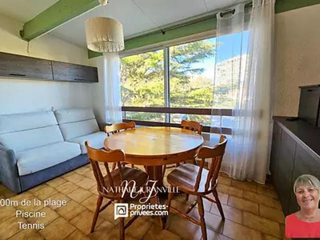 Argelès sur Mer 66700 Achat / Vente appartement 1 pièce t1 au dernier étage piscine