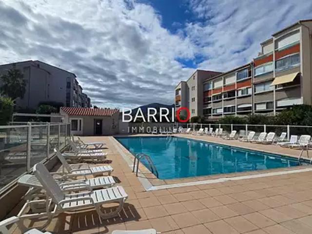 Argelès sur Mer 66700 Achat / Vente appartement 2 pièces t2 piscine parking
