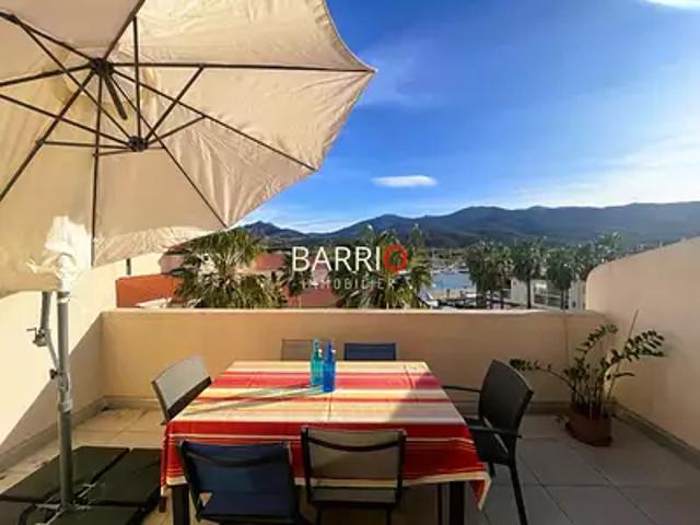 Argelès sur Mer 66700 Achat / Vente appartement 4 pièces t4 au dernier étage terrasse