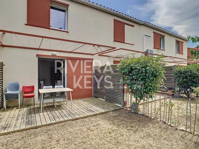 Argelès Sur Mer: Maison mitoyenne avec jardin et piscine 69m² Argelès sur Mer