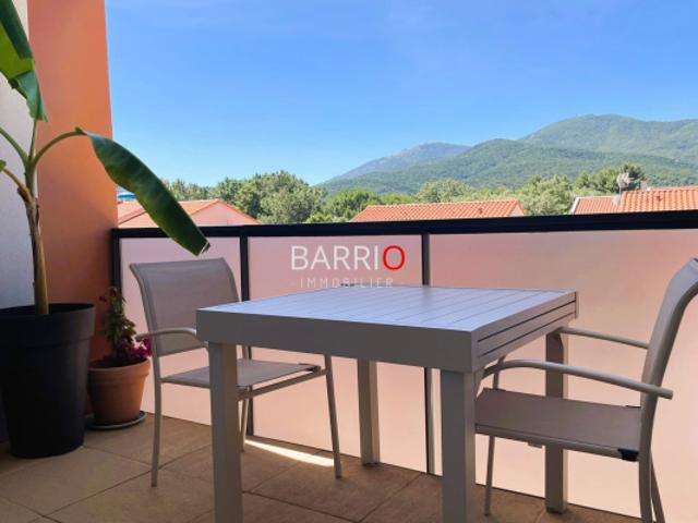 Argelès sur mer Superbe T3 d'angle 66m² avec terrasse, doubl