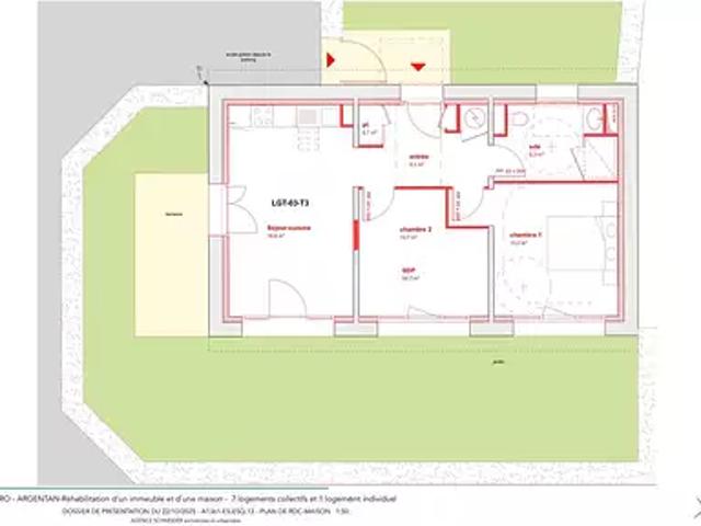 Argentan 61200 Achat / Vente maison 3 pièces t3 jardin terrasse