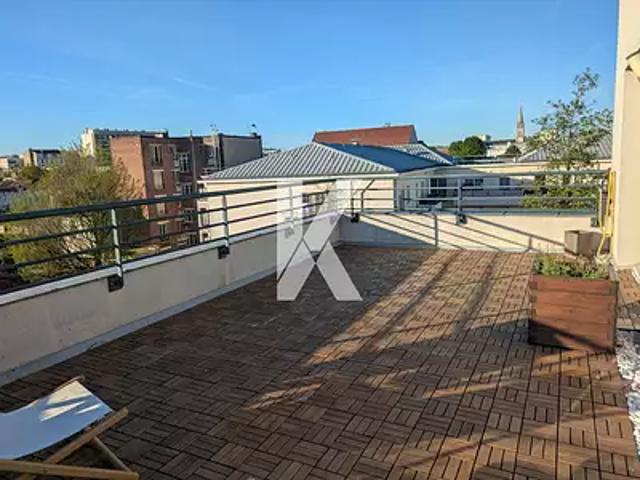Argenteuil 95100 Achat / Vente appartement 2 pièces t2 au dernier étage terrasse