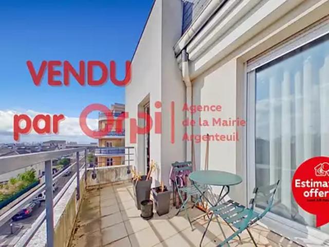 Argenteuil 95100 Achat / Vente appartement 3 pièces t3 cave