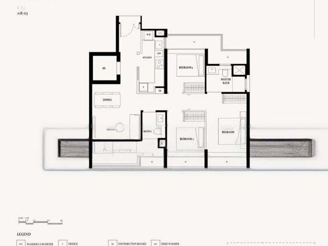 Arina East Residences D15, Apartment