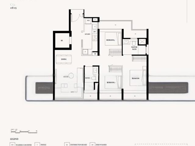 Arina East Residences D15, Apartment