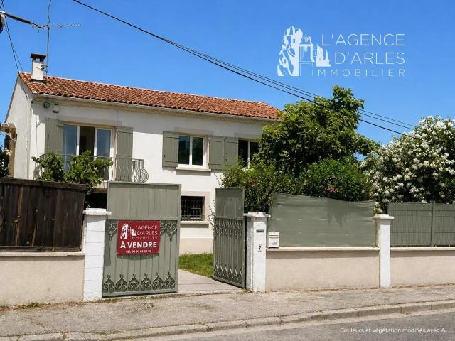 Arles Trinquetaille – Maison 3 chambres avec jardin et espac. 74m² Arles