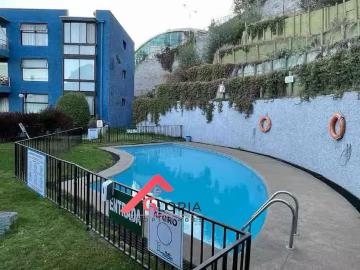 Arrendamos depto 3d2b1e primer piso en condominio en reñaca