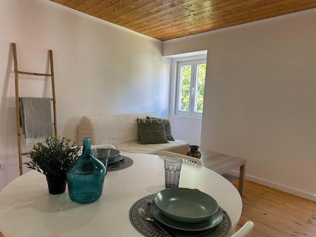 Arrendamento T2 duplex com terraço remodelado e mobilado no centro de Abrantes