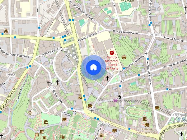 Arrendo apartamento no Porto Les Palaces na rua Julio Dinis