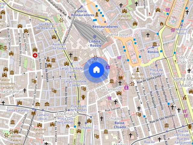 Arrendo apartamento em Lisboa rua da Oliveira ao Carmo