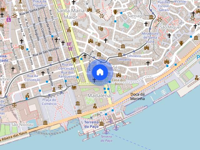 Arrendo apartamento T2 novo mobilado Lisboa rua bacalhoeiros