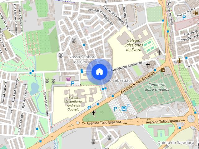 Arrendo quarto T0 em Evora