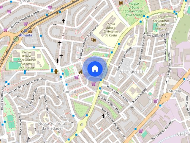 Arrendo quarto Almada rua Pedro Nunes