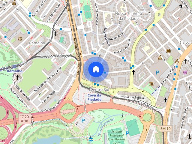 Arrendo quarto com varanda em Almada