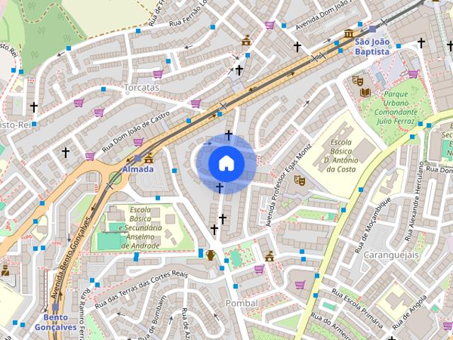 Arrendo quarto em Almada rua Liberdade