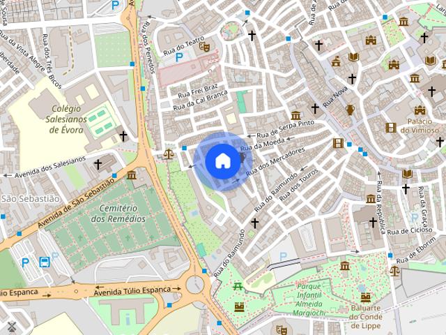 Arrendo quarto em Evora a 100m da praca do Giraldo