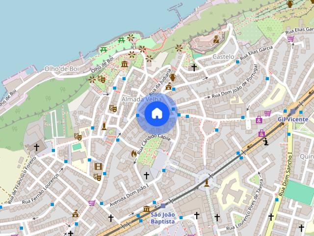 Arrendo quartos em Almada rua Filarmonica