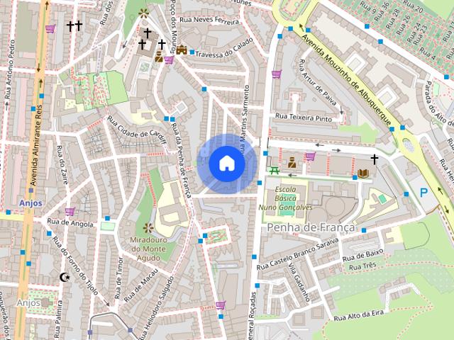 Arrendo quartos para estudantes Lisboa Penha de Franca