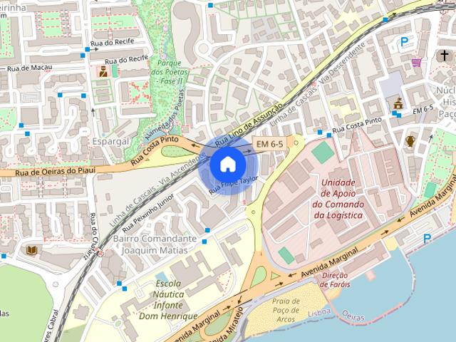 Arrendo T1 mobilado cozinha equipada em Oeiras