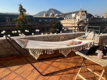 Arriendo temporal – Penthouse amoblado | Barrio Bellas Artes