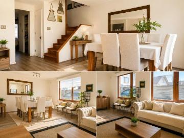 Arriendo de Casas en Talcahuano | Arriendo Casa Brisa del Sol 4D 4B 3E en condominio alto los hualles calle F 4 Dormitorios por CLP 1500. 00