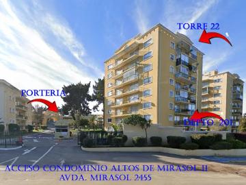Arriendo de Departamentos en Algarrobo | Departamento 2 piso en Mirasol 2 Dormitorios por CLP 570000.00