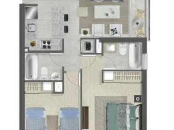 Arriendo de Departamentos en Estación Central | ARRIENDO DEPTO 2D y 2B, RECREO 250, DUEÑO DIRECTO 2 Dormitorios por CLP 400000.00
