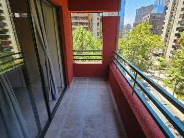 Arriendo de Departamentos en Las Condes | Departamento Amoblado en arriendo c/ estacionamiento en Barrio El Golf 1 Dormitorios por CLP 910000.00