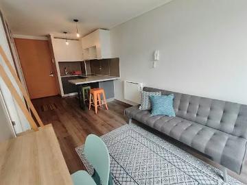 Arriendo de Departamentos en Puerto Montt | Departmento 1D/B, con bodega, sin/con estacionamento, amoblado, centrico Puerto Montt, calle Buin 349 1 Dormitorios por CLP 425000.00