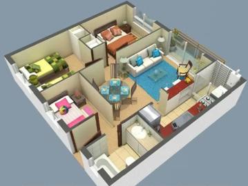 Arriendo de Departamentos en Rancagua | Departamento Los Poetas 4ta Etapa al lado de Jumbo 2 Dormitorios por CLP 400000.00