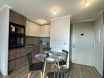 Arriendo de Departamentos en Recoleta | 1D, 1B, PISO 8, SEMI EQUIPADO. Av peru, recoleta 1 dormitorios por clp 380000.00