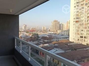 Arriendo de Departamentos en Santiago | Depto NUEVO Semi Amoblado en Santiago Centro 1 Dormitorios por CLP 370000.00
