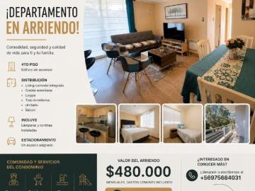 Arriendo deptartamento Av Luis Durand