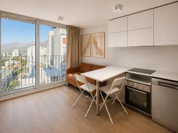 Arriendo departamento amoblado 2d/2b/1b nuevo en ñuñoa