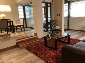 Arriendo departamento amoblado, barrio el golf, las condes