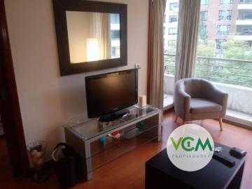 Arriendo departamento las condes dpto amoblado 1d + est + bod sector el golf