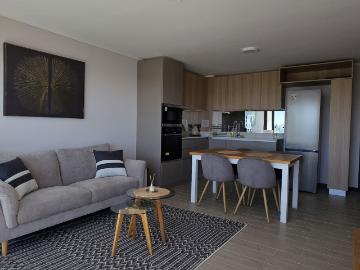 Arriendo Departamento Nuevo amoblado en Recreo, vista al mar