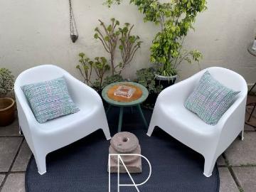Arriendo Departamento Providencia dpto amoblado con patio todo gto incl providencia 2d+2b+1e
