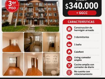 ARRIENDO DEPARTAMENTO TORRE QUEUCO
