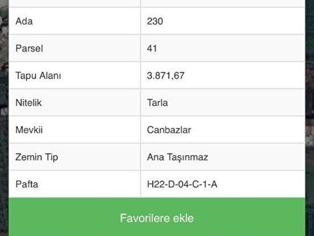 ARTVİN EMLAKTAN BURSA GÜRSÜ ZAFER MAH. SATILIK TARLA