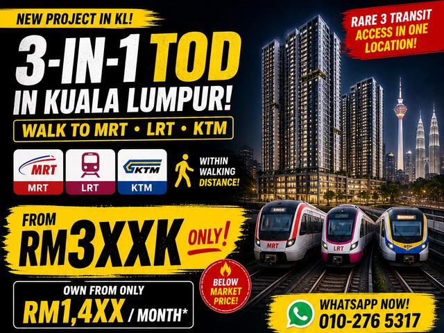 Arte Star Sungai Besi RM15K here Link LRT MRT KTM 23 Room
