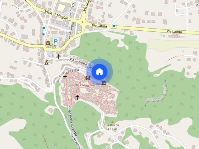 Artena bilocale con cortile e posto auto